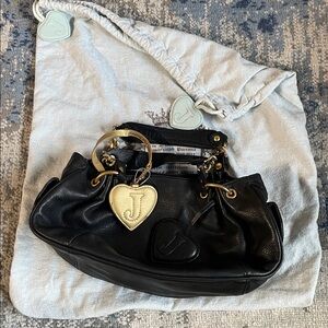 Juicy Couture 2000’s Y2K Satchel purse with dustbag